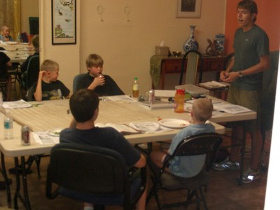 Tolkien moot 2010 youth rpg table